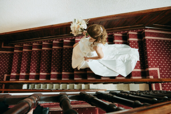 Here comes the bride